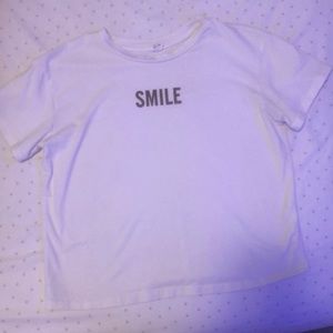 SMILE White tee